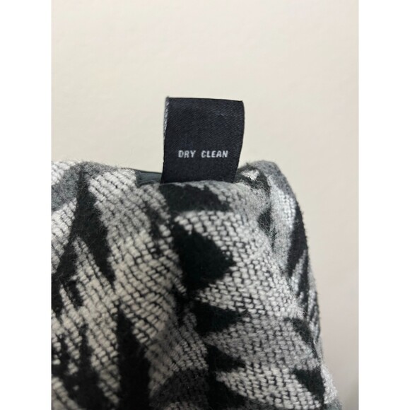 VTG Boho Wool Waterfall Cardigan Sweater Heavy Shrug Blk/Grey by ME JANE -Size S - Picture 7 of 7